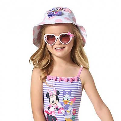 美國迪士尼Disney 米妮粉紅心型太陽眼鏡